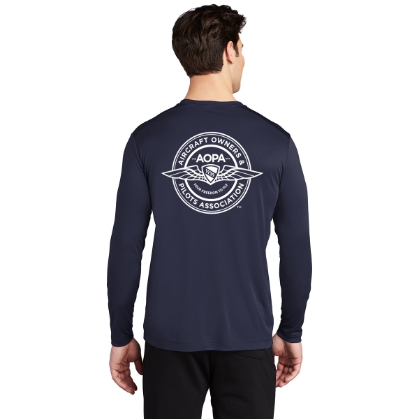 Men's AOPA SPF Long Sleeve Shirt - smoke grey