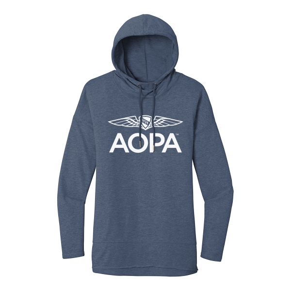 Women's AOPA FOB Hoodie with Wings Logo - Indigo