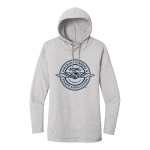 Women's AOPA FOB Hoodie with Badge Logo - Light Grey