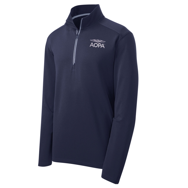 AOPA Men's Approach Quarter Zip - True Navy