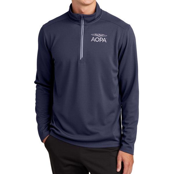 AOPA Men's Approach Quarter Zip - True Navy