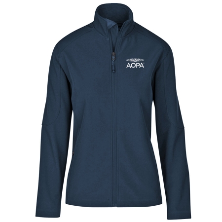 AOPA Women's Pilot Soft Shell Jacket - Navy