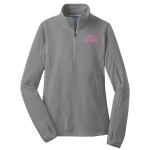 AOPA Women's Quarter Zip Summit Fleece Jacket - Pearl Grey