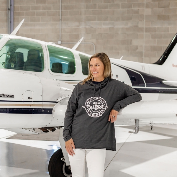 Women's AOPA FOB Hoodie with Badge Logo