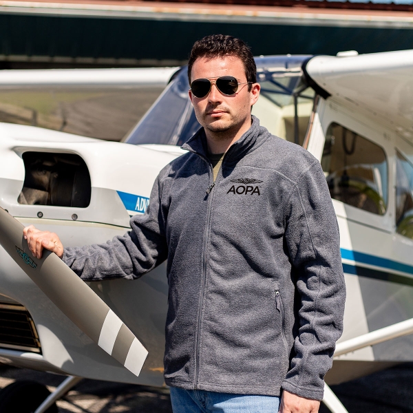 AOPA Men's Base Fleece Jacket