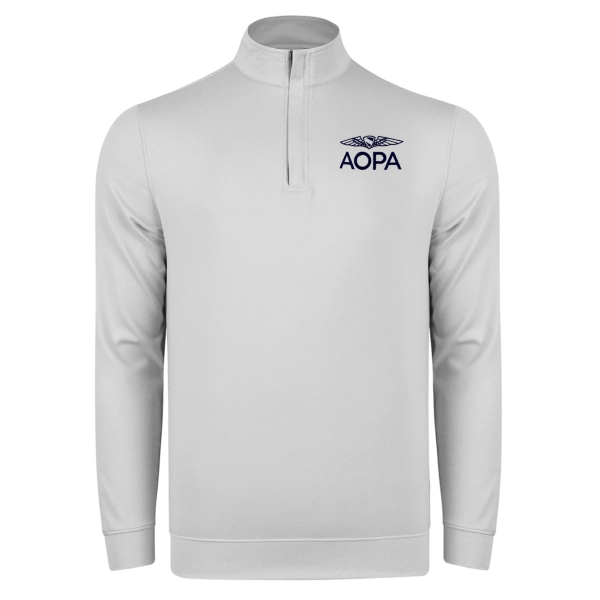 AOPA Swannies McKinnon 1/4 zip - Grey