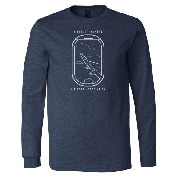AOPA Wing View Long Sleeve Tshirt - Image 4
