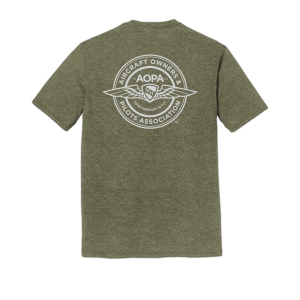 AOPA Traditional Tshirt - military green