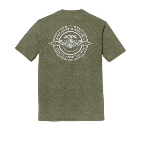 AOPA Traditional Tshirt - military green