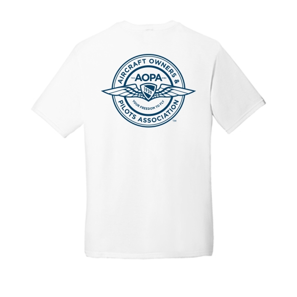 AOPA Traditional Tshirt - white