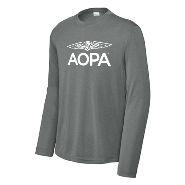 AOPA Youth Performance Long Sleeve T-shirt - Image 3