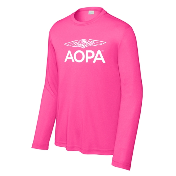 AOPA Youth Performance Long Sleeve T-shirt - Image 2