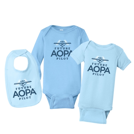 AOPA Baby Bundle - Blue wings logo
