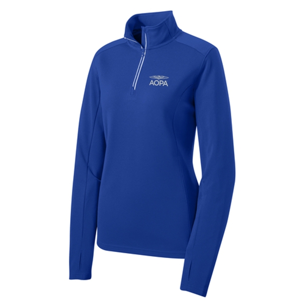 AOPA Women's Approach 1/4 Zip - Royal