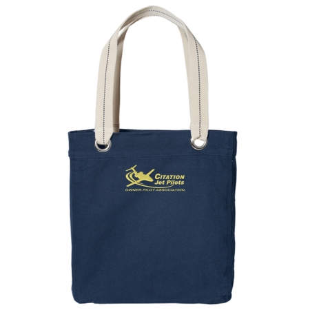 Citation Jet Pilots Tote - Navy