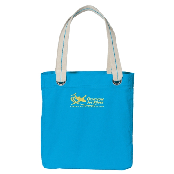 Citation Jet Pilots Tote - Turqoise