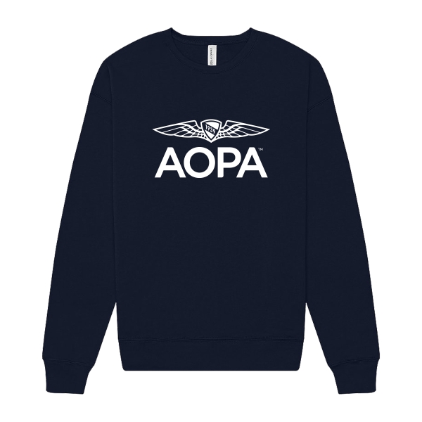 AOPA Crewneck Sweatshirt - Navy
