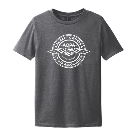 Youth Classic Tshirt - Charcoal - Seal logo