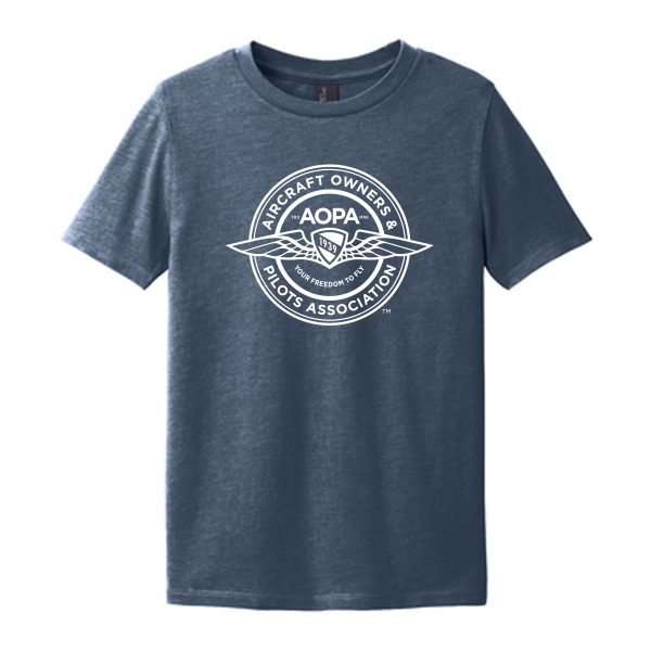 Youth Classic Tshirt - Navy- Seal logo