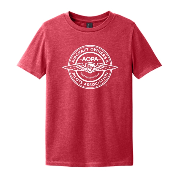 Youth Classic Tshirt - Red - Seal logo