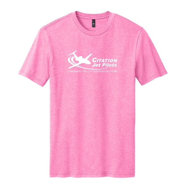 Citation Jet PIlots Short Sleeve Tshirt - Pink Heather