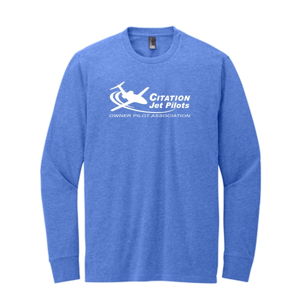 Citation Jet Pilots Long Sleeve T-shirt - heathered royal