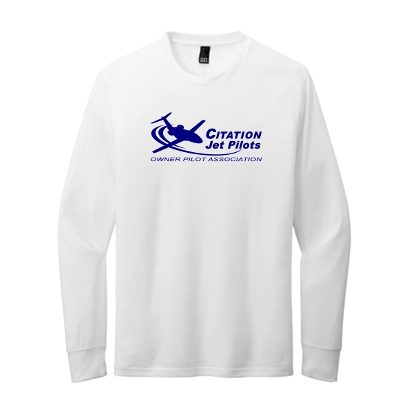 Citation Jet Pilots Long Sleeve T-shirt - white