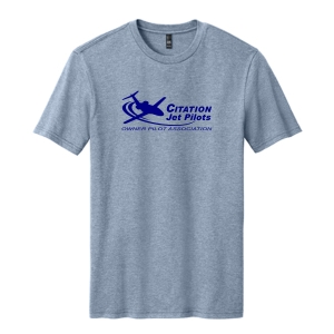 Citation Jet Pilots Short Sleeve Tshirt - flint blue heather