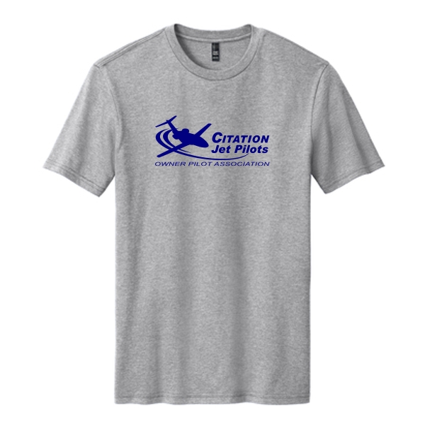 Citation Jet Pilots Short Sleeve Tshirt - light gray heather