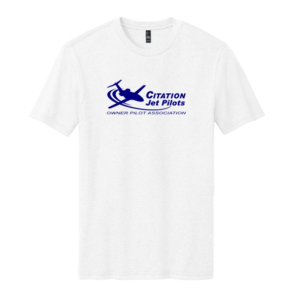Citation Jet Pilots Short Sleeve Tshirt - white