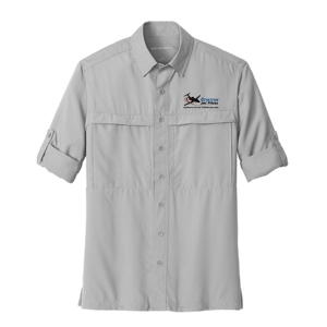 Citation Jet Pilots Long Sleeve Guide Shirt - Gusty Gray