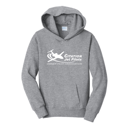 Youth Citation Jet PIlots Hoodie - Athletic Heather