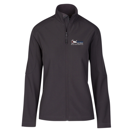 Citation Jet Pilots Women's Pilot Soft Shell Jacket - Charcoal