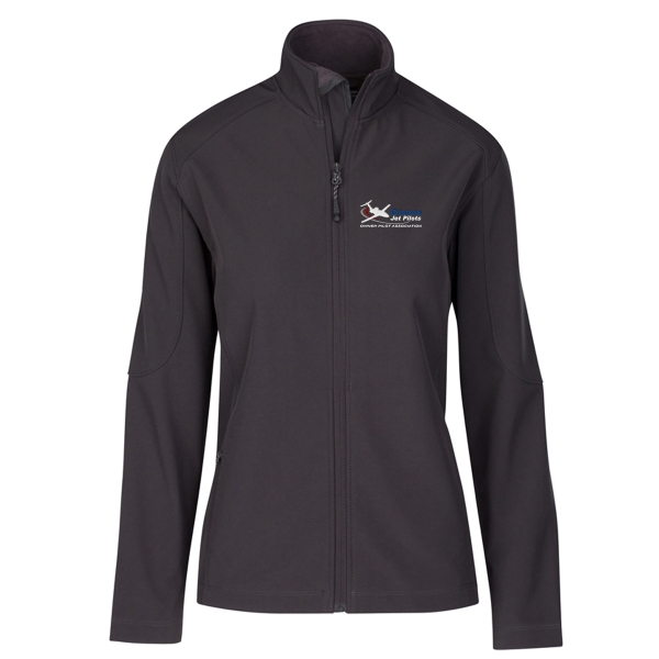 Citation Jet Pilots Women's Pilot Soft Shell Jacket - Charcoal
