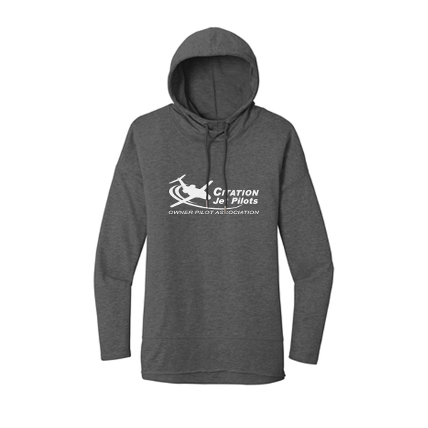 Women's Citation Jet Pilots FBO Hoodie - Washed Coal