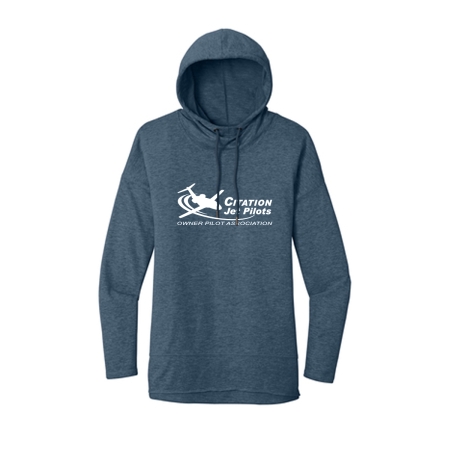 Women's Citation Jet Pilots FBO Hoodie - Washed Indigo