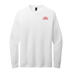 AOPA '24 Holiday Long Sleeve Tshirt - White