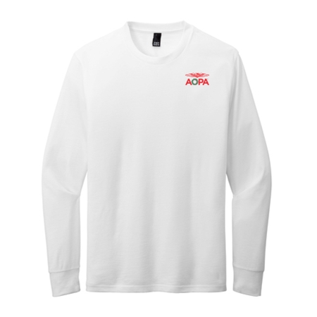 AOPA '24 Holiday Long Sleeve Tshirt - White