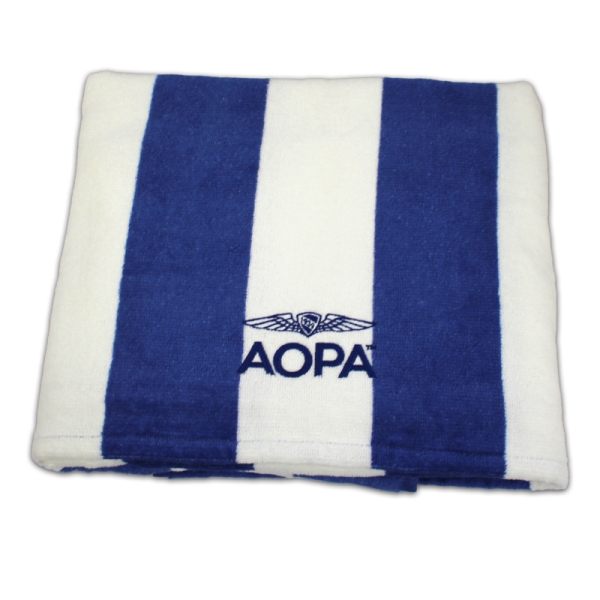 AOPA Beach Towel - Navy