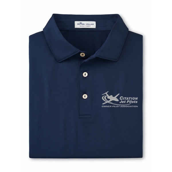 CJP Peter Millar Men's Performance Polo - Navy