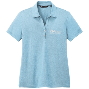 CJP Travis Mathew Women's Coto Performance Polo - Brilliant Blue Heather