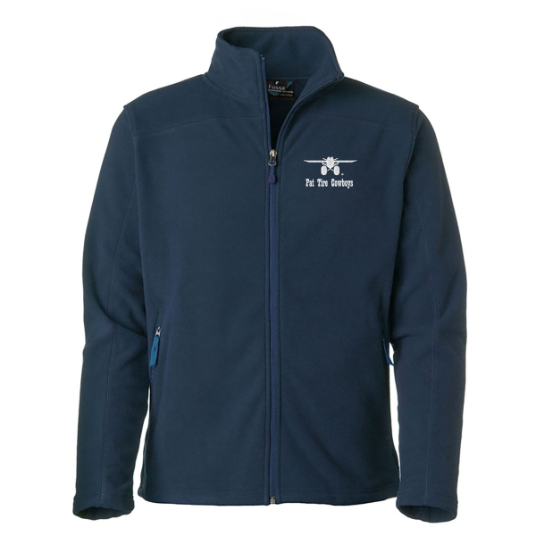 FTC Men's Base Fleece Jacket - Teal (Navy)