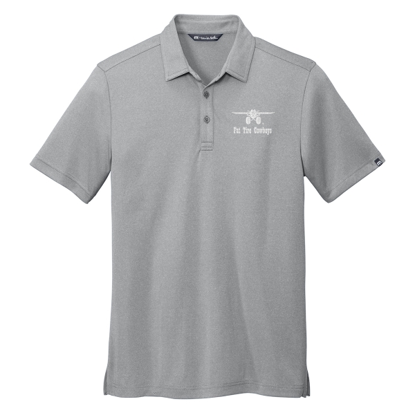 FTC Travis Mathew Coto Performance Polo - Quiet Shade Grey