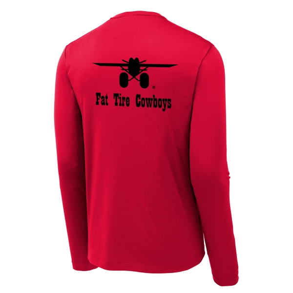FTC Men's SPF Long Sleeve Shirt - Red
