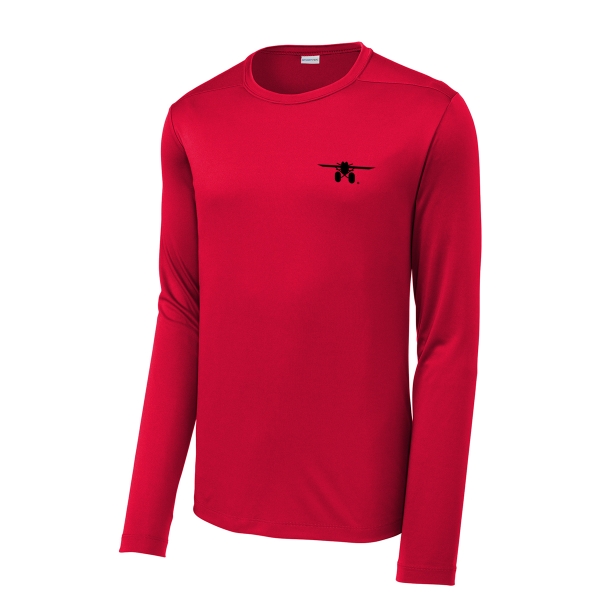 FTC Men's SPF Long Sleeve Shirt - Red