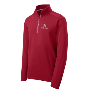 FTC Men's Approach 1/4 Zip - Red