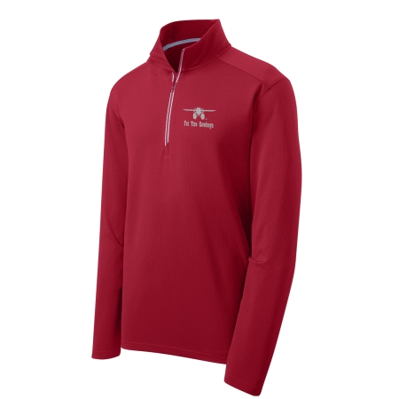 FTC Men's Approach 1/4 Zip - Red