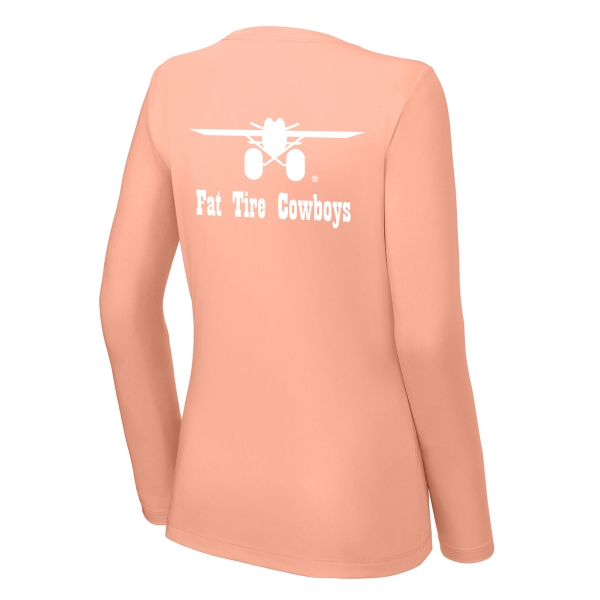 FTC Women's Long Sleeve SPF Shirt - Soft Coral