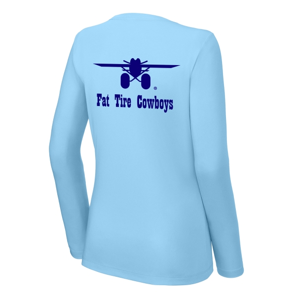 FTC Women's Long Sleeve SPF Shirt - Light Blue