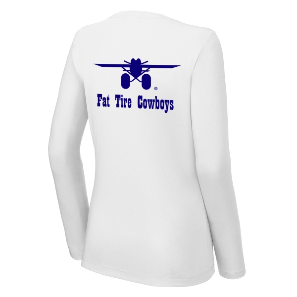 FTC Women's Long Sleeve SPF Shirt - White